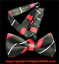 The Light Infantry (LI) Striped Bow Tie