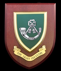 The Light Infantry (LI) Wall Shield Plaque