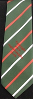 The Duke Of Cornwall's Light Infantry (DCLI) Striped Tie