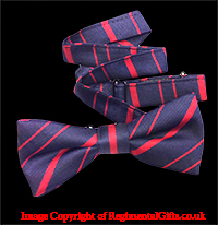 Royal Military Police (RMP) Striped Bow Tie