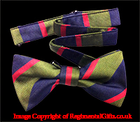 Royal Army Dental Corps (RADC) Striped Bow Tie