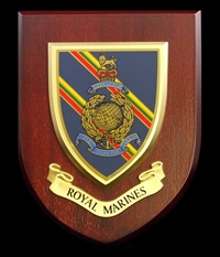 Royal Marines (RM) Wall Shield Plaque