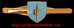40 Commando Royal Marines (RM) Tie Bar