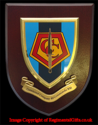Command Company 40 Commando Royal Marines (RM) Wall Shield Plaque