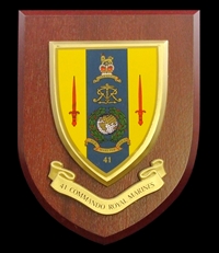 41 Commando Royal Marines (RM) Wall Shield Plaque