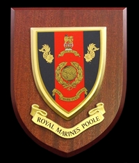 Royal Marines (RM) Poole Wall Shield Plaque