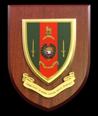 Commando Training Centre Royal Marines (RM) Wall Shield Plaque