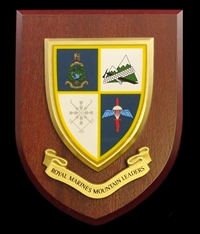 Royal Marines (RM) Mountain Leaders Wall Shield Plaque