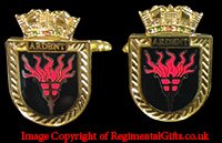 Royal Navy HMS ARDENT Cufflinks