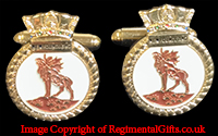 Royal Navy HMS NEW FOUNDLAND  Cufflinks