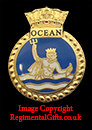 HMS OCEAN Royal Navy Lapel Pin