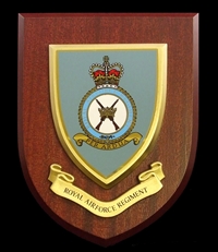 Royal Air Force (RAF) Regiment Wall Shield Plaque